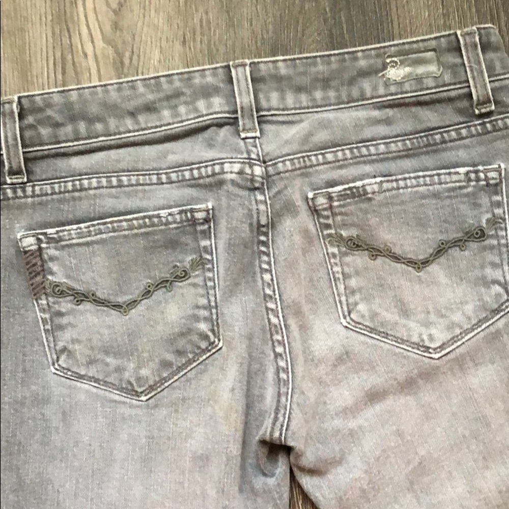 Paige “ Laurel Canyon” gray wash denim jeans - Picture 6 of 8